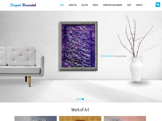 طراحی سایت فرزاد باسارده